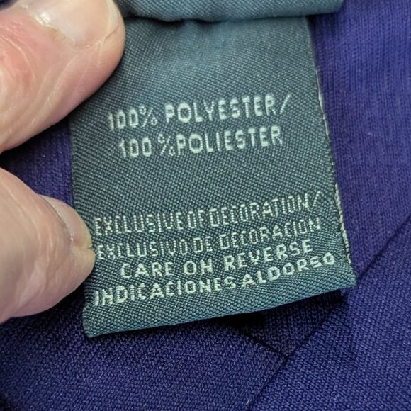 Two LSU Tigers Purple Size XL Shirts, one tee, one sleeveless jersey - Picture 9 of 12